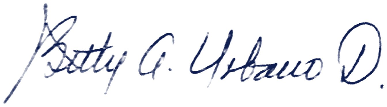 Firma Betty Amparo Urbano Delgado